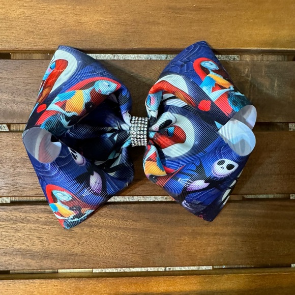 NWOT Handmade The Nightmare Before Christmas Hair Bow/2pc - Picture 3 of 9